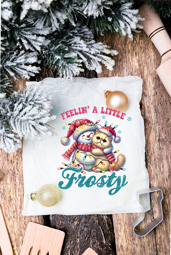 DTF - Transfer. Christmas Design 21 Feeling Frosty