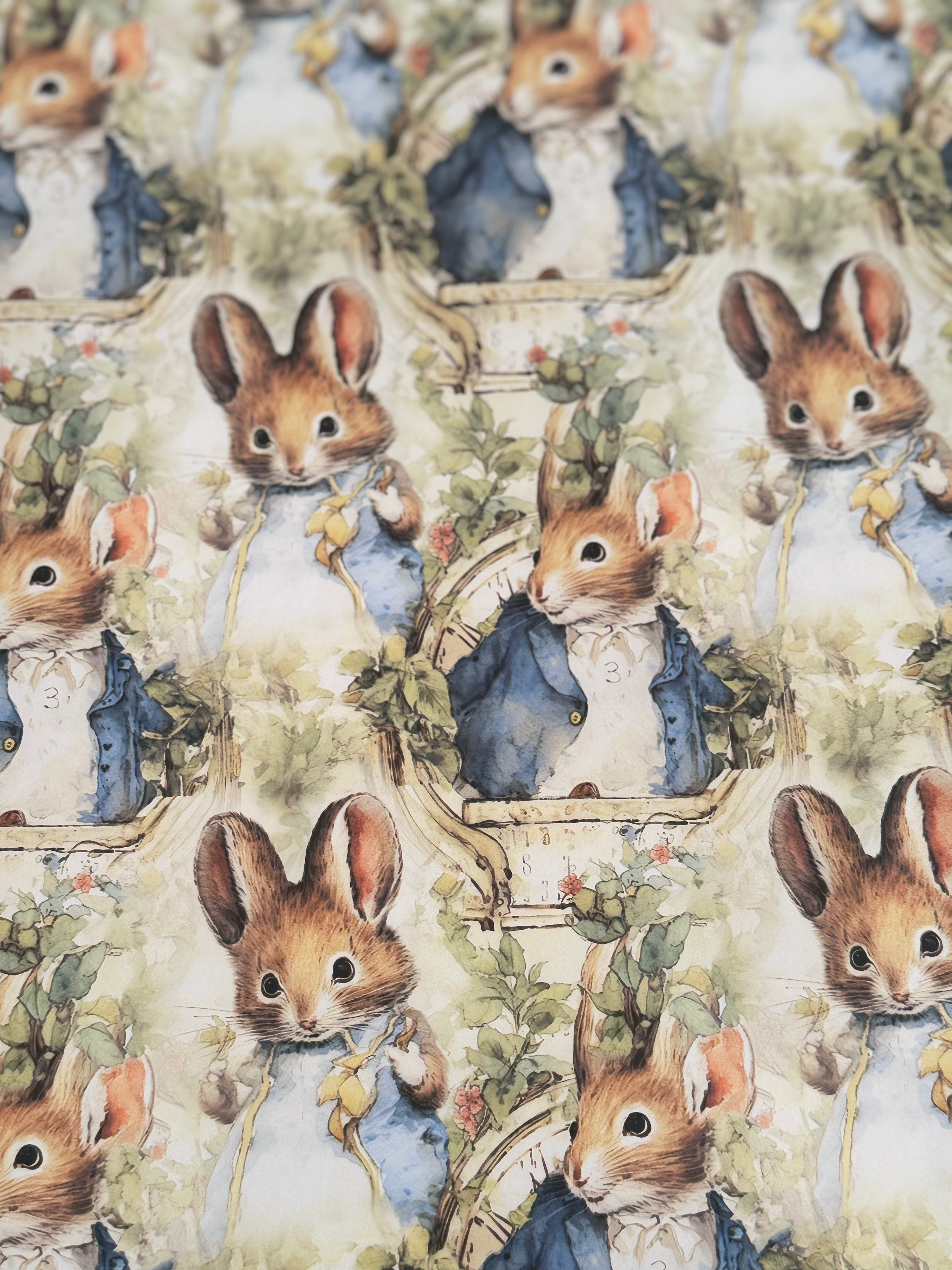 Wrapping Paper. Rabbit Style 3