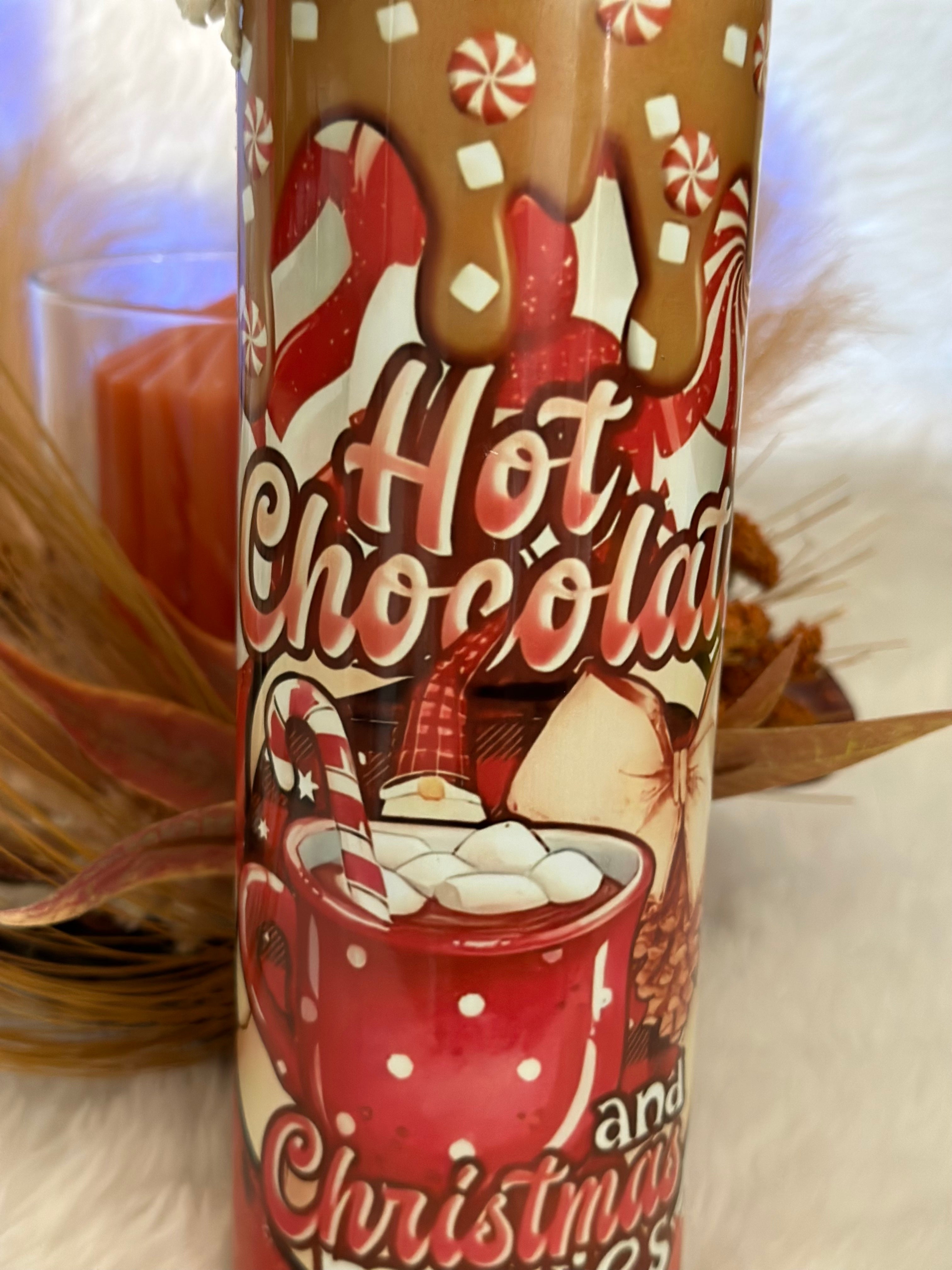 20oz Tumbler Christmas Hot Chocolate