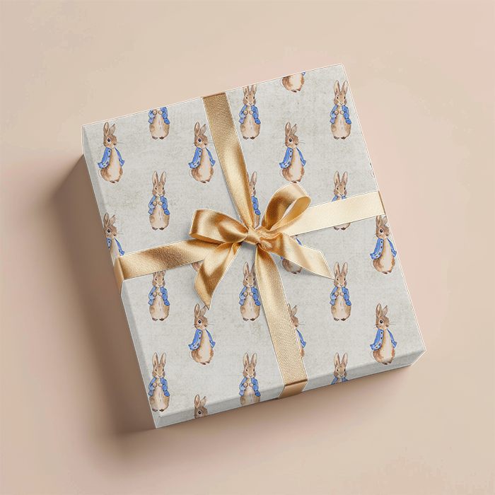 Wrapping Paper - Blue Rabbit