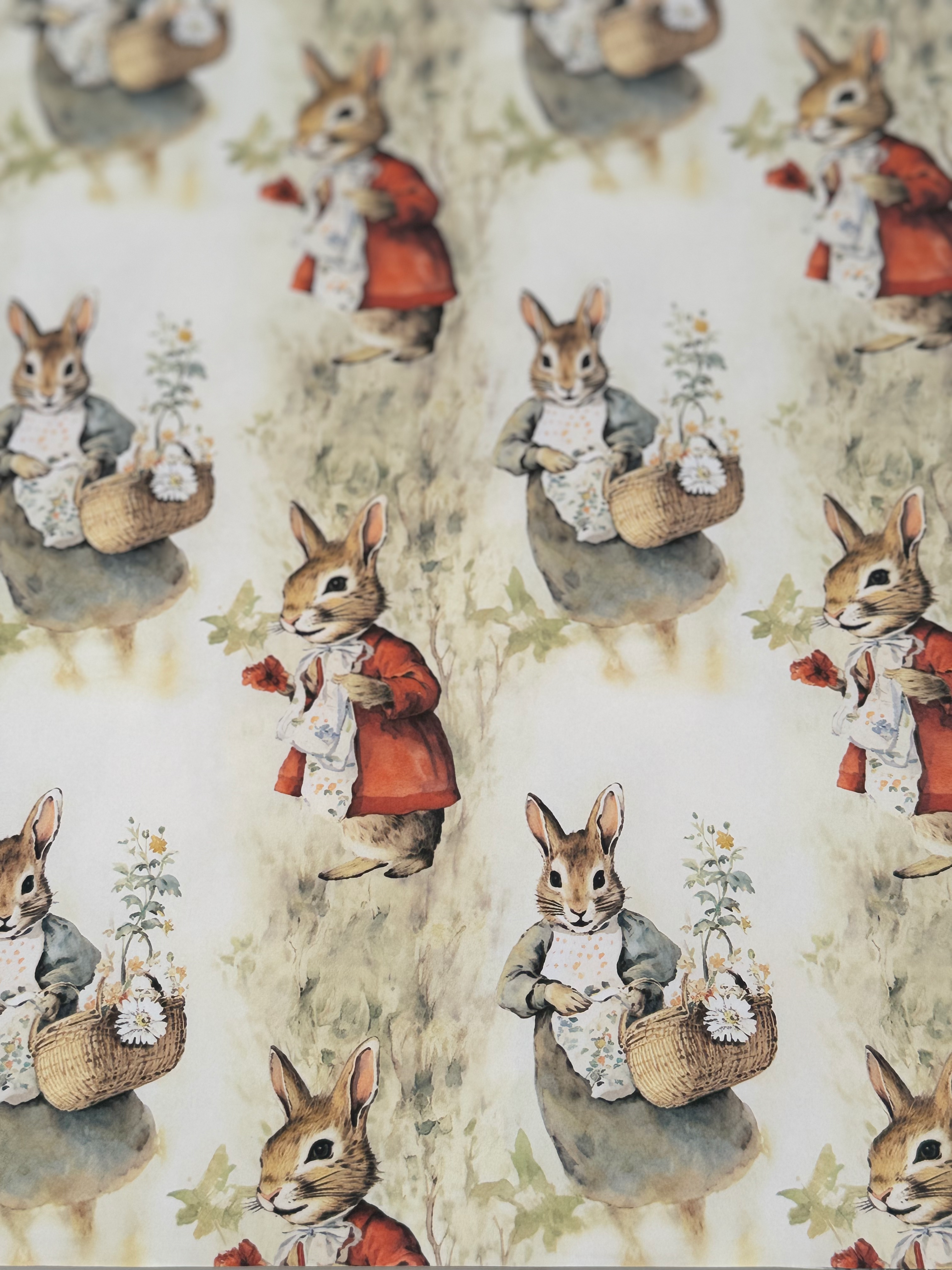 Wrapping Paper. Rabbit Style 7