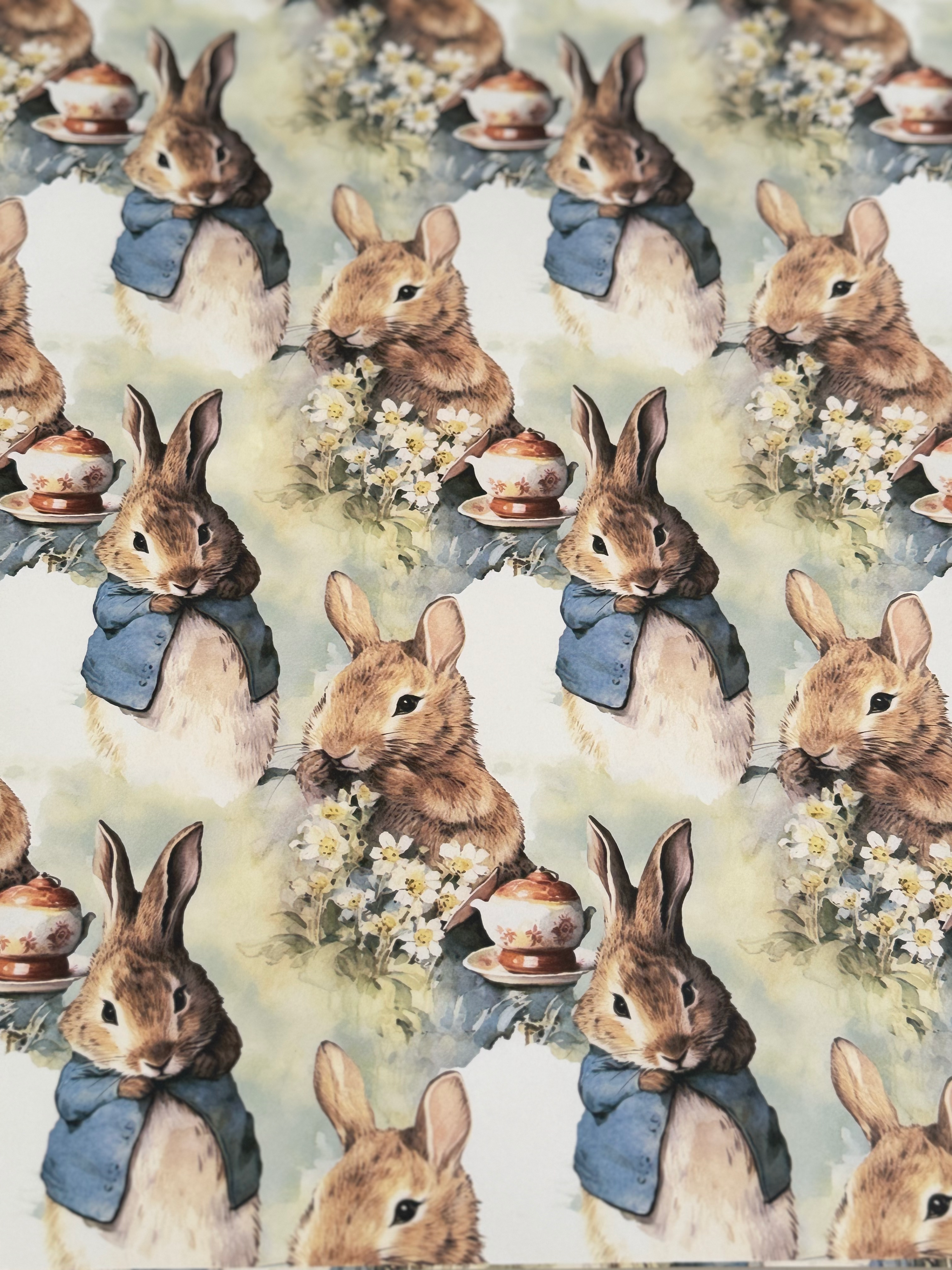 Wrapping Paper. Rabbit Style 6