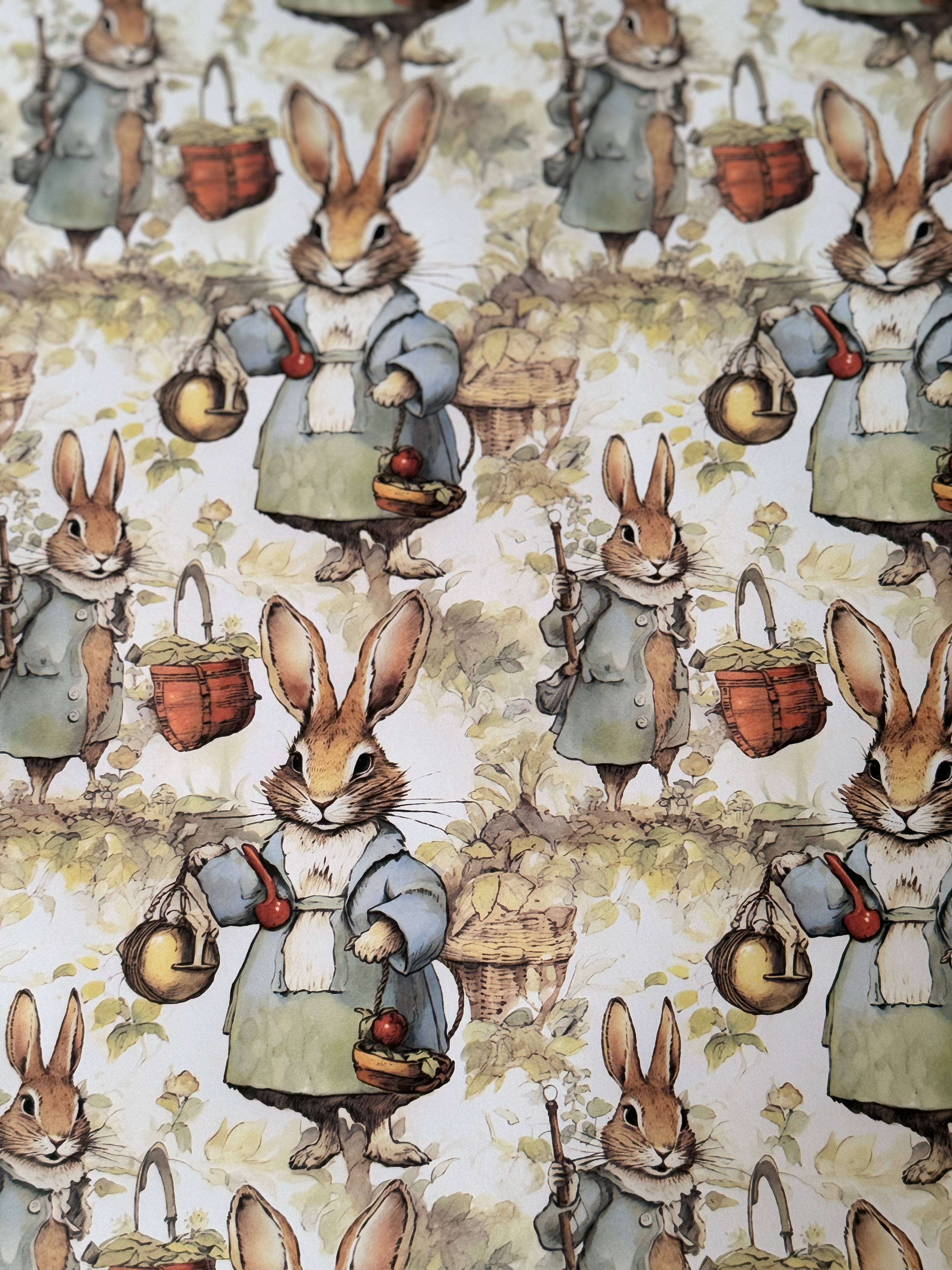 Wrapping Paper. Rabbit Style 10