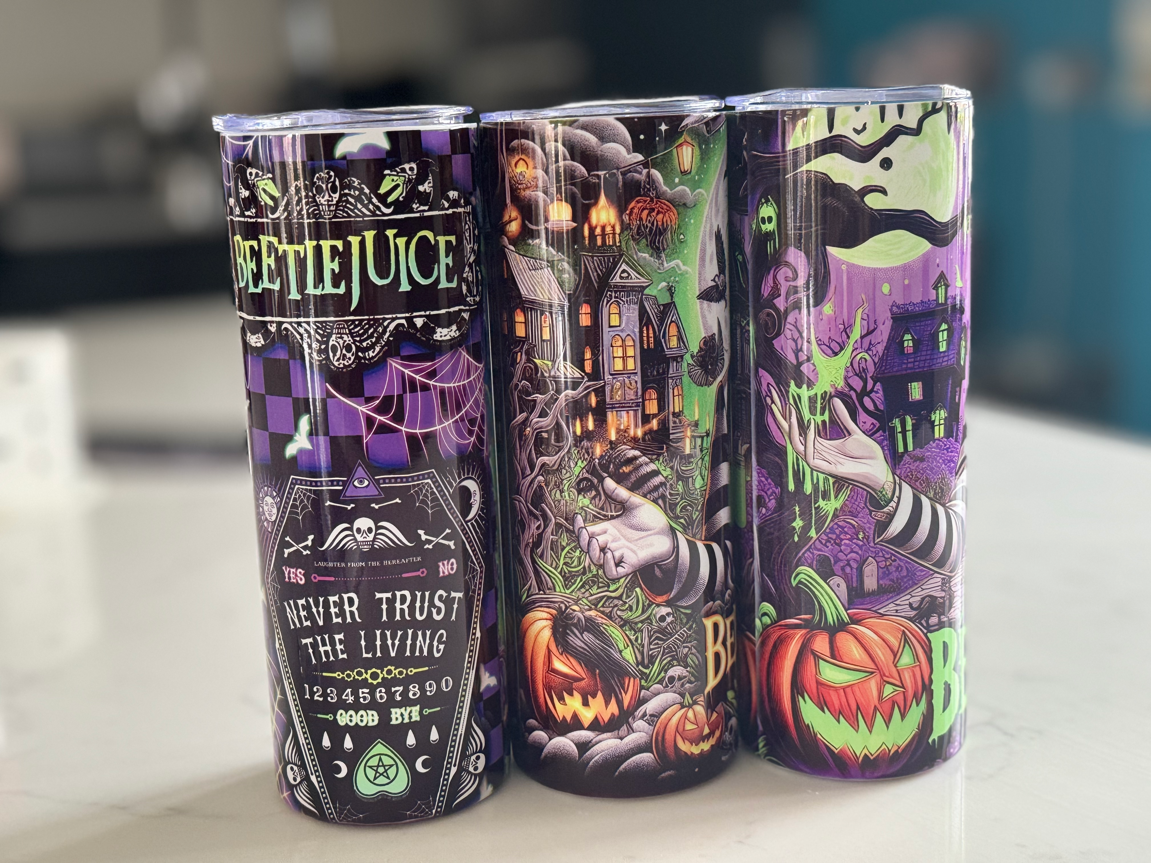 20oz Tumbler Scary Tumbler Design 3 To Choose