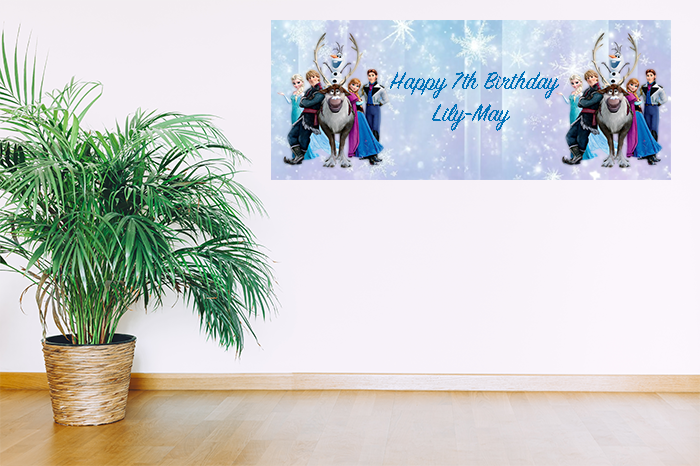 Banner 60x30cm -Blue Princess Style