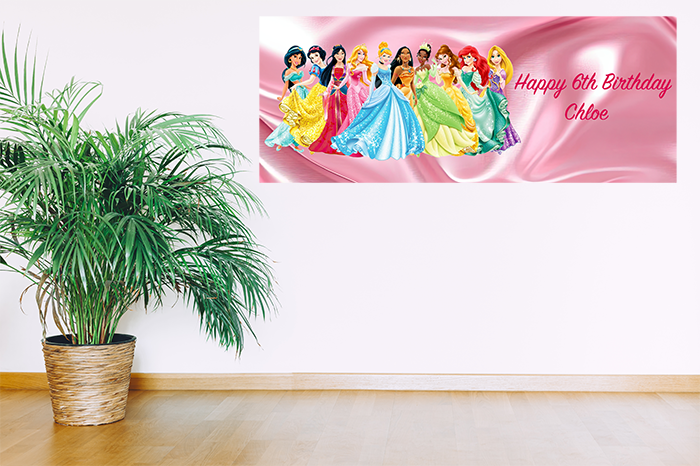 Banner 60x30cm - Pink Princess Style