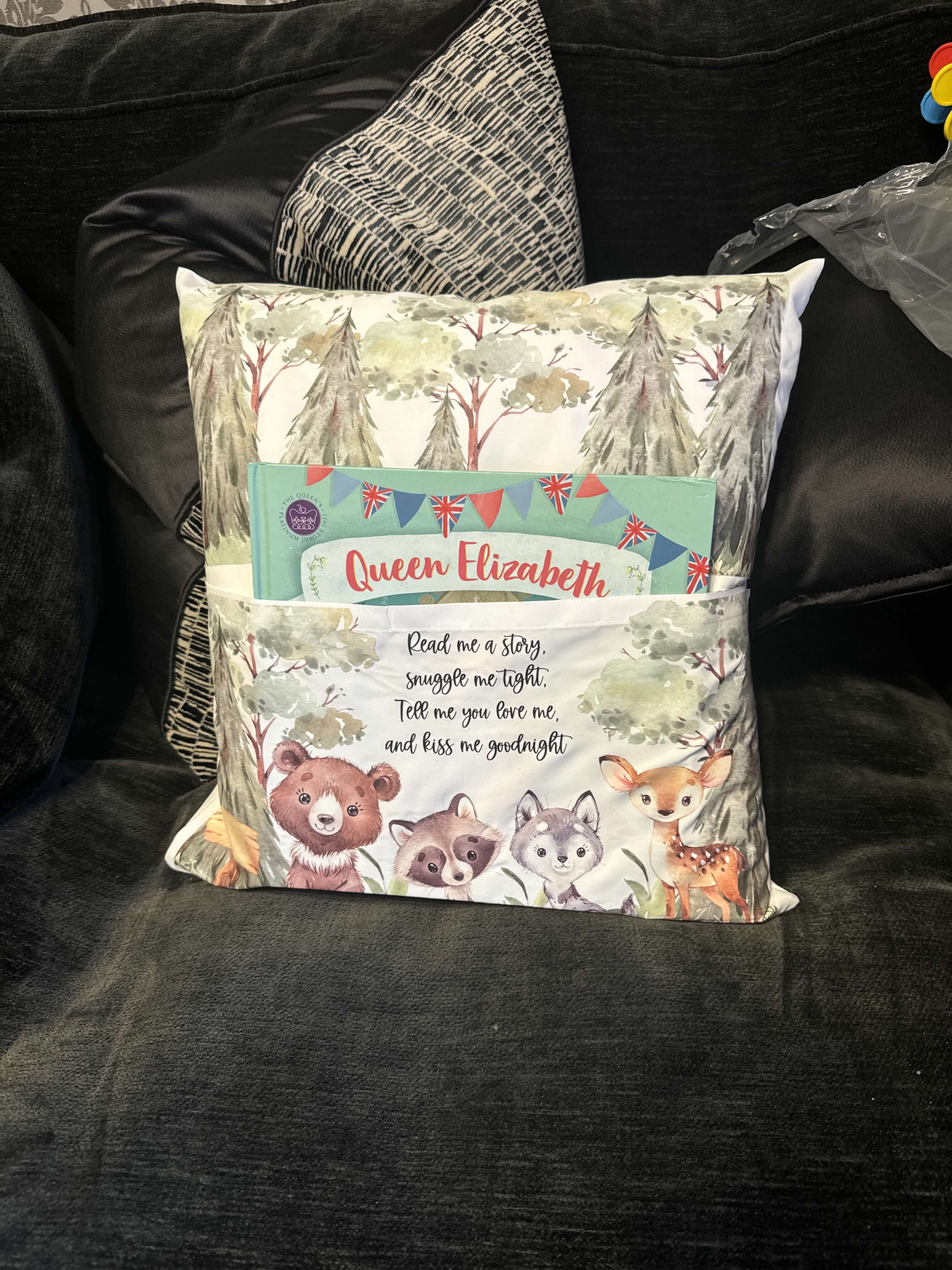 Bed Time Safari Style Cushion.