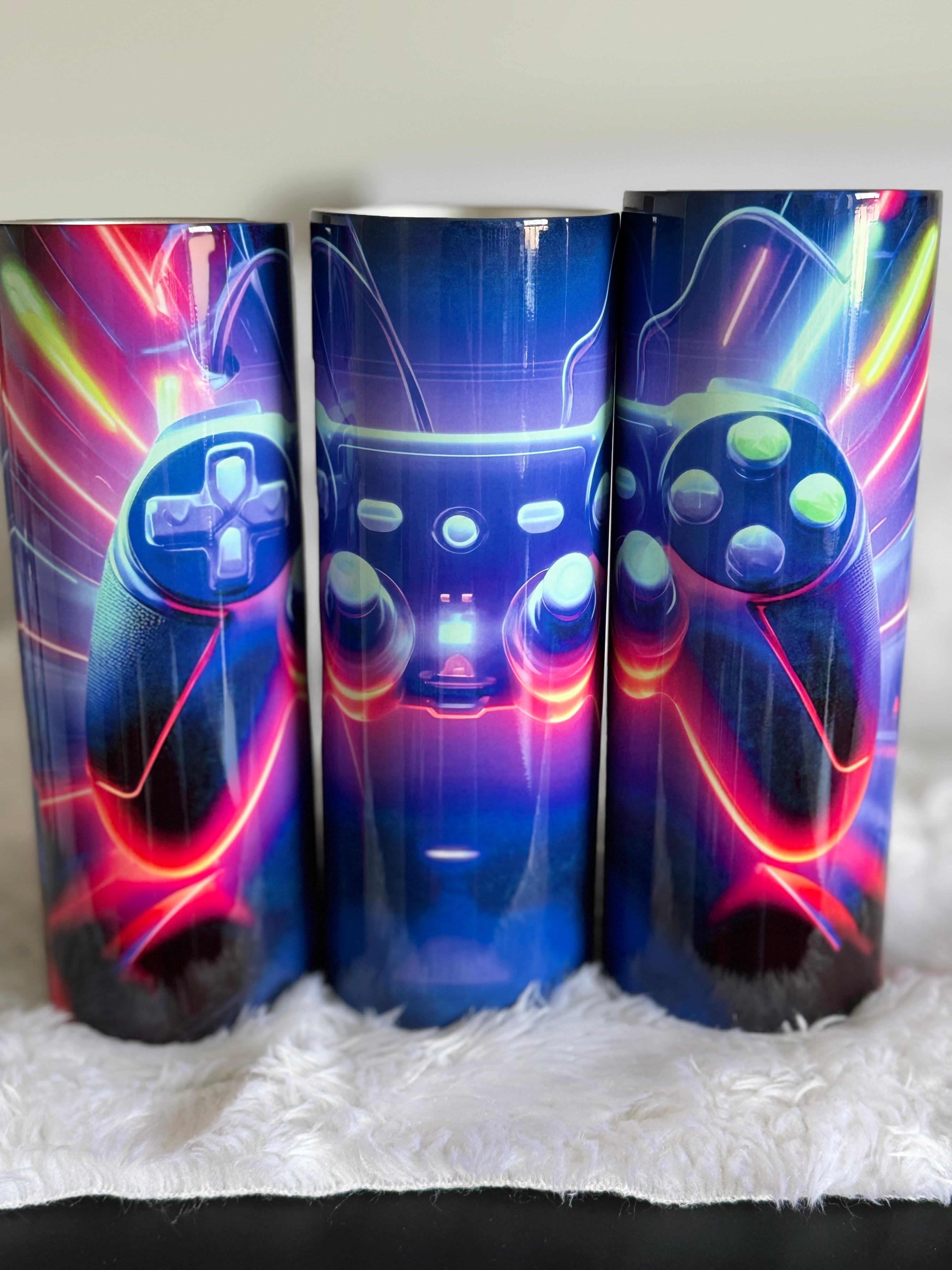 20oz Tumbler - Gaming Neon