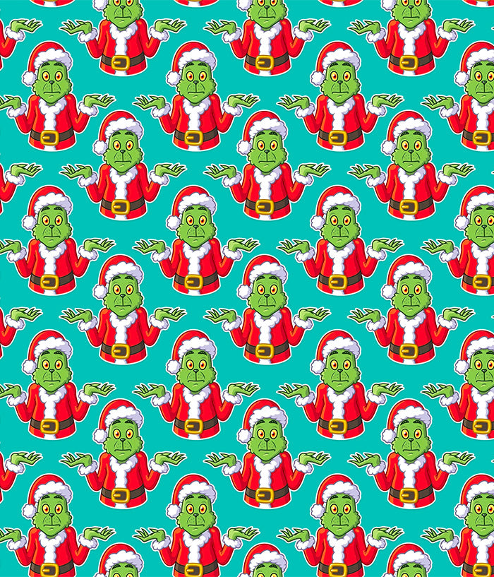 Wrapping Paper. Green Monster 10