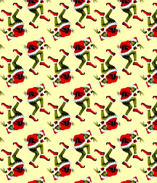 Wrapping Paper. Green Monster 7