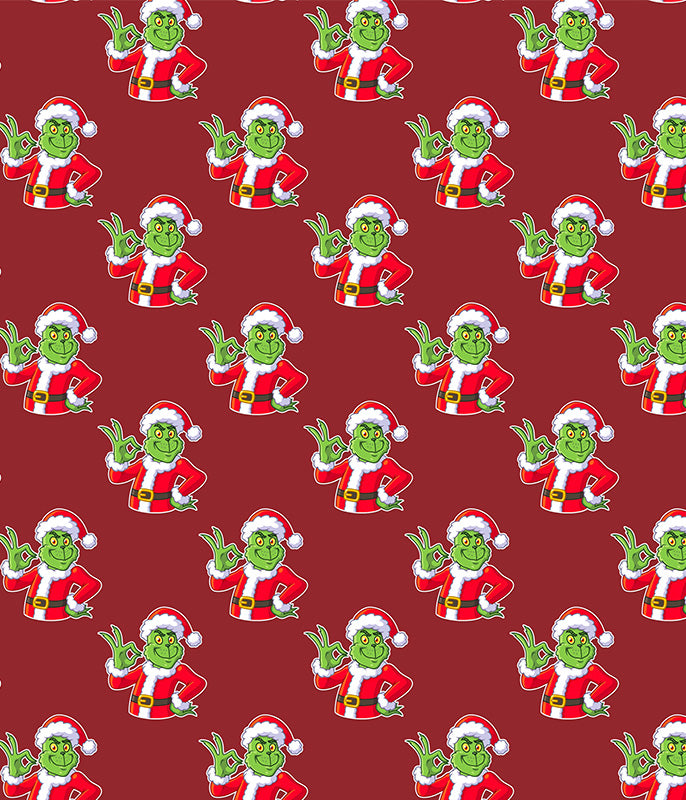 Wrapping Paper. Green Monster 5