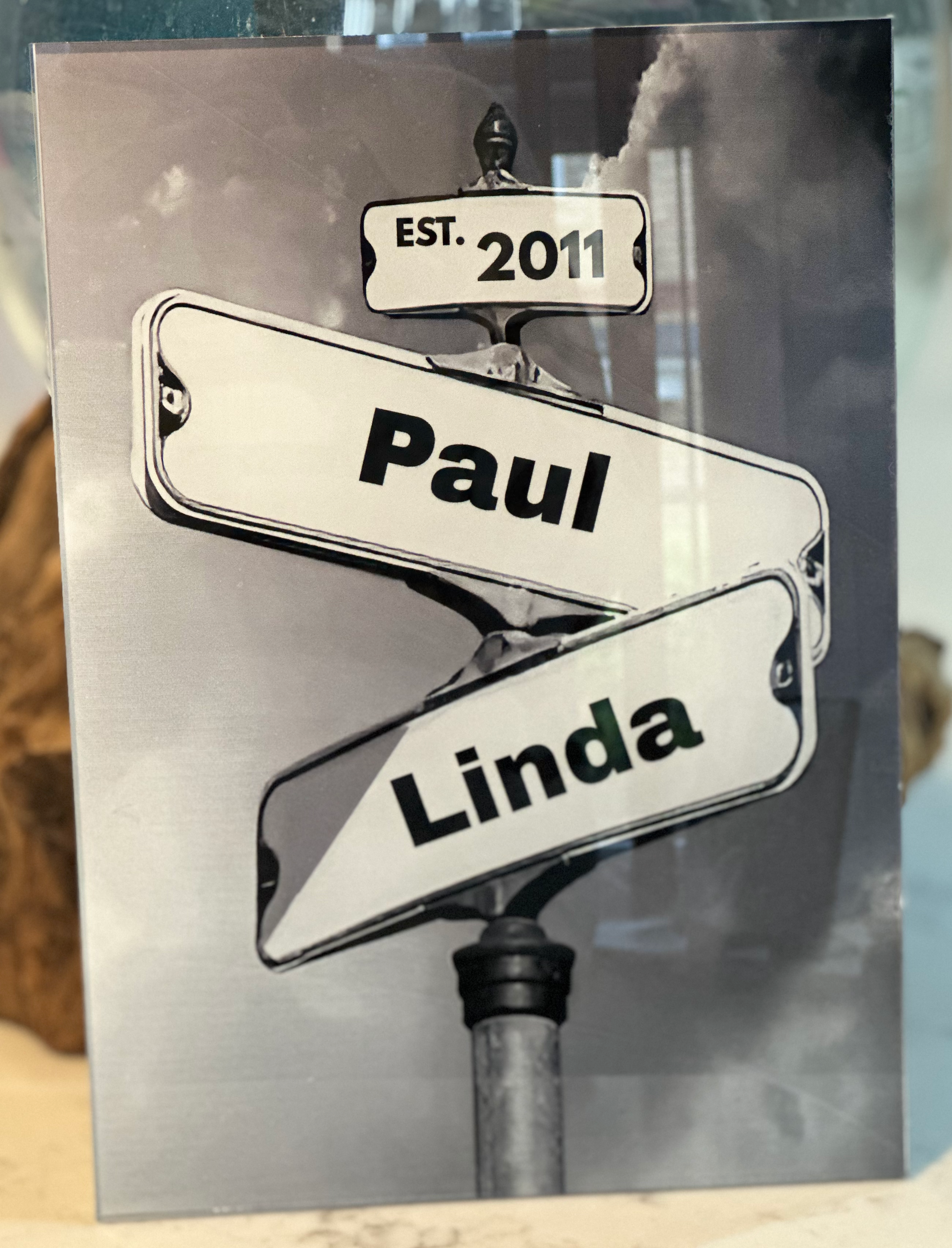 ACRYLIC - Personlised Couples Sign