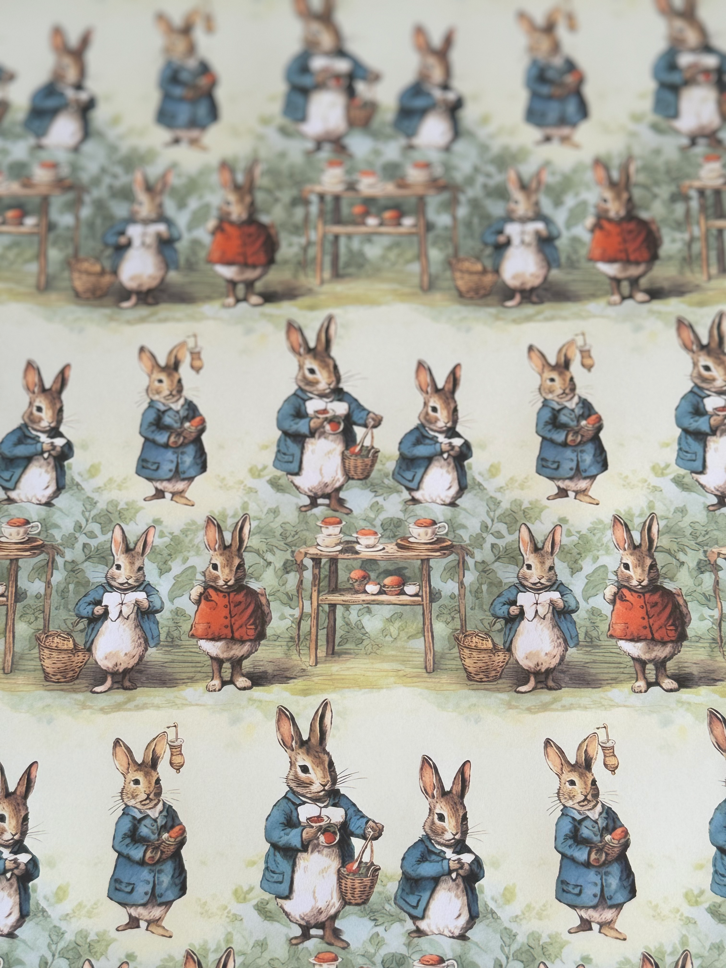 Wrapping Paper. Rabbit Style 1