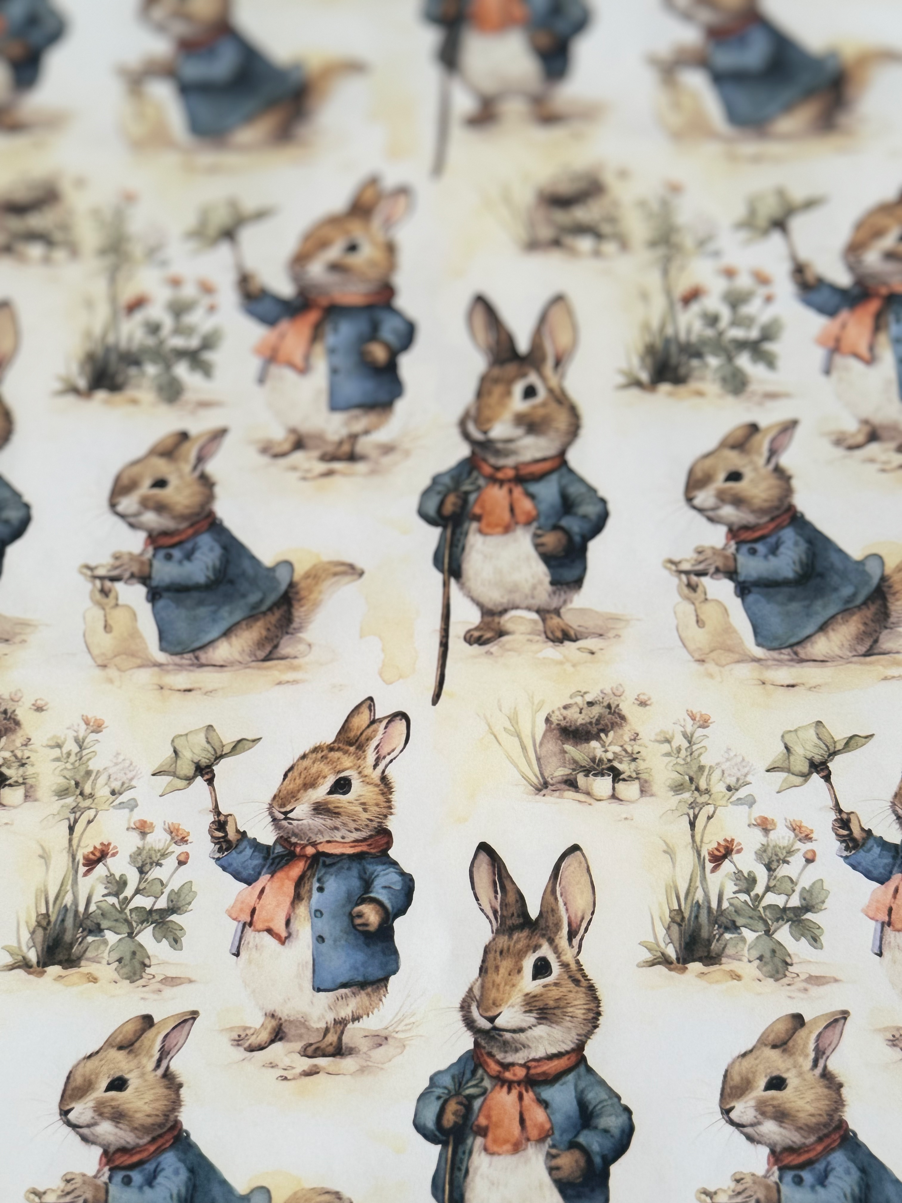 Wrapping Paper. Rabbit Style 8