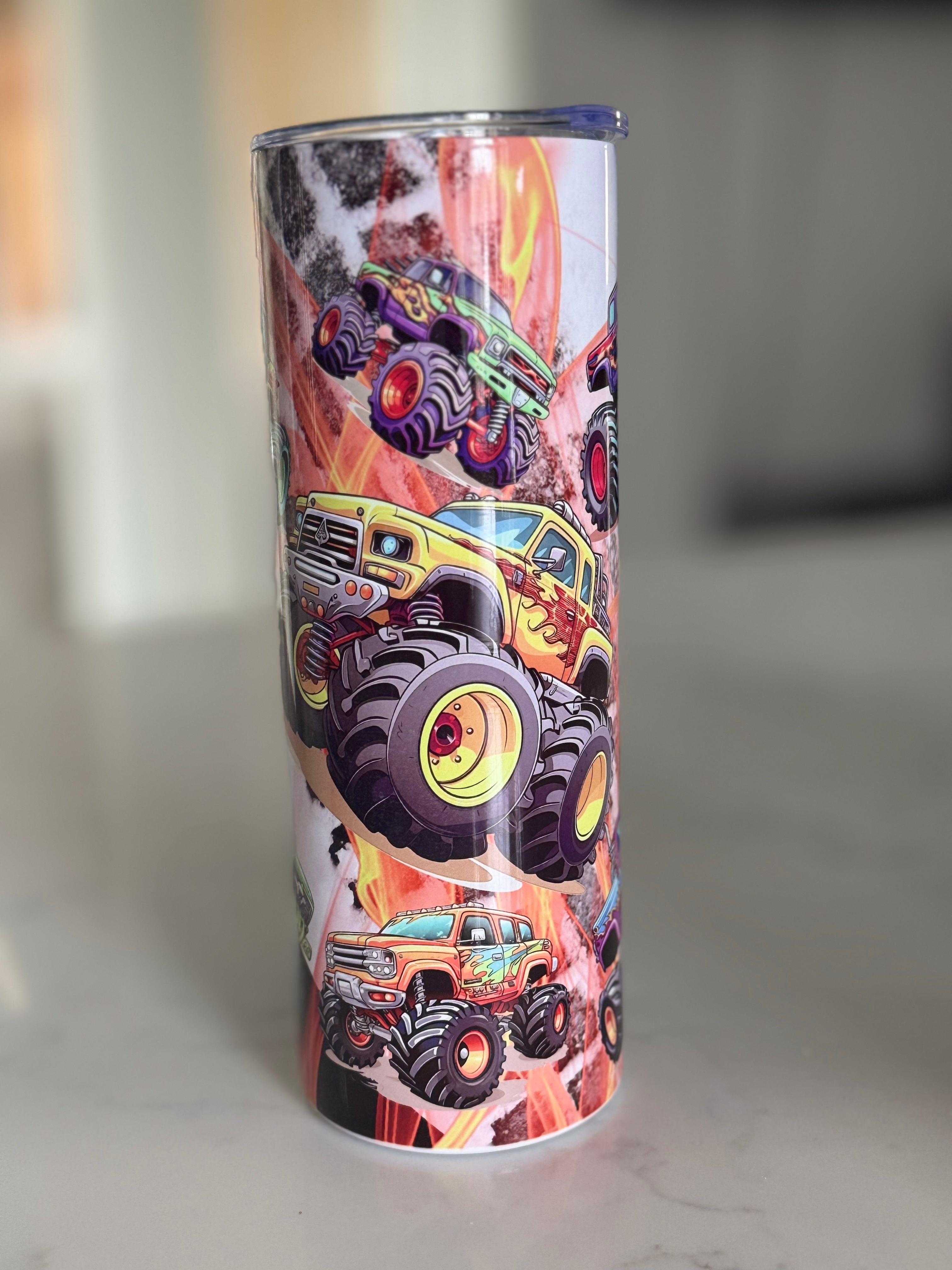 20oz Tumbler - Monster Truck