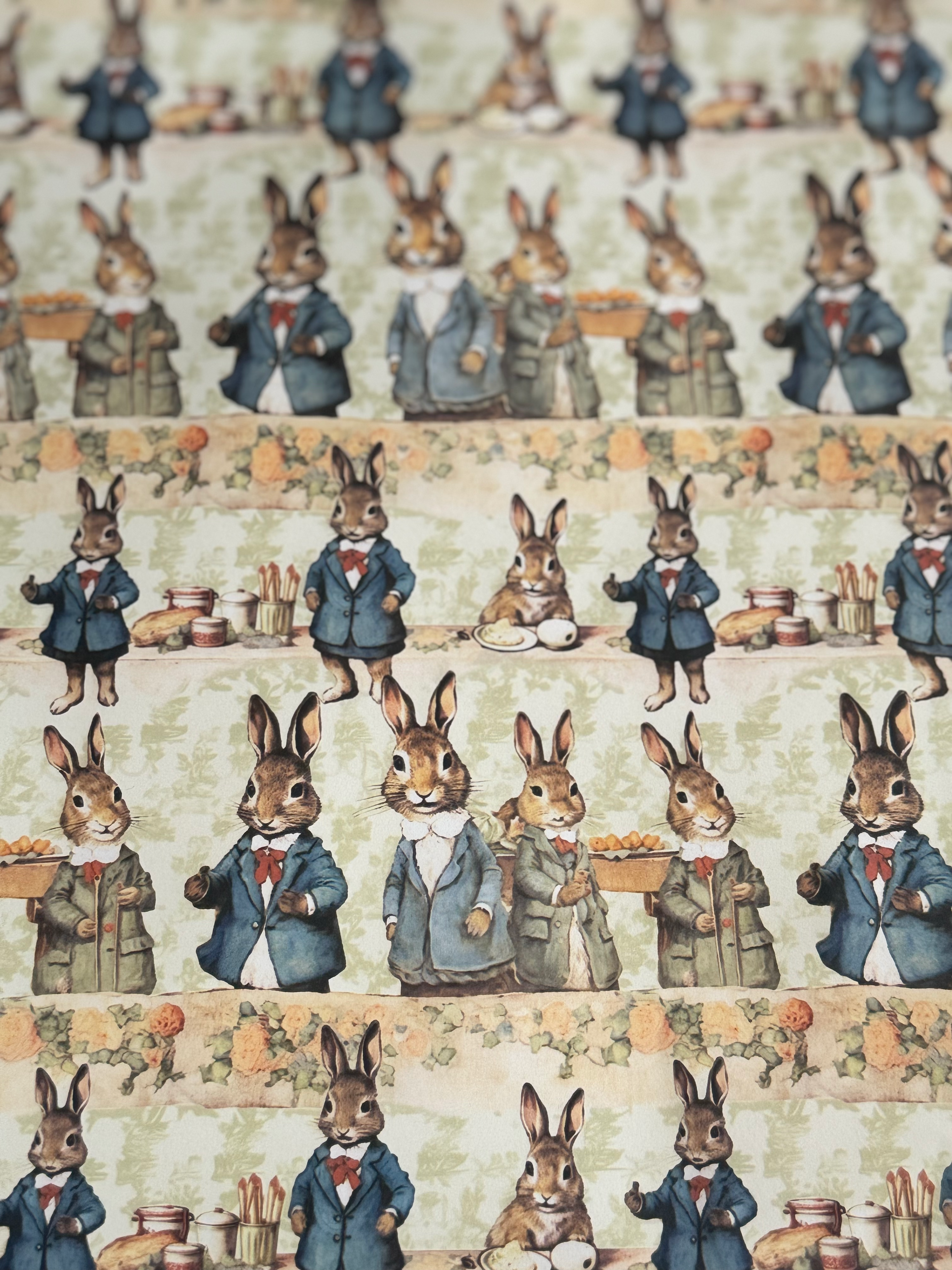 Wrapping Paper. Rabbit Style 2