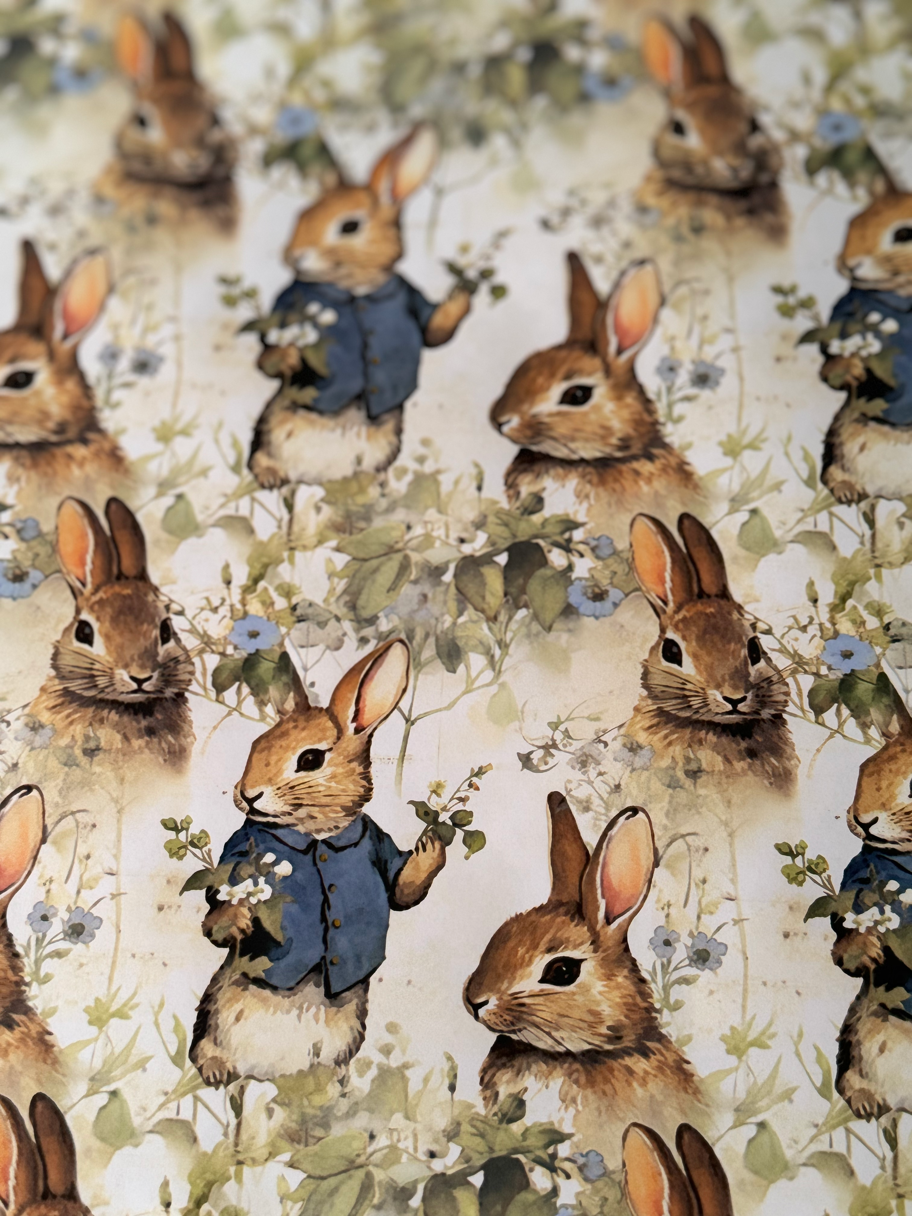 Wrapping Paper. Rabbit Style 12