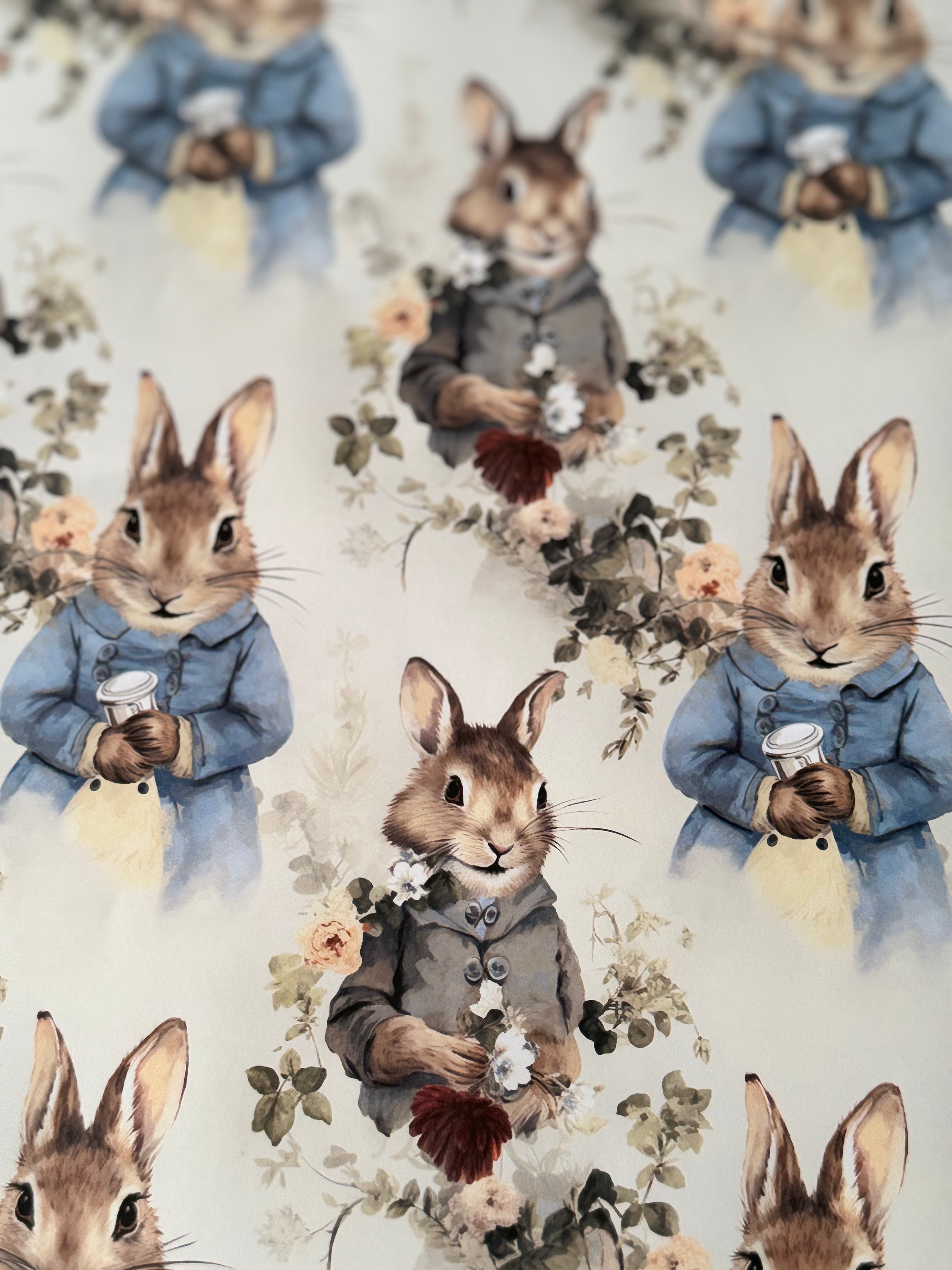 Wrapping Paper. Rabbit Style 13