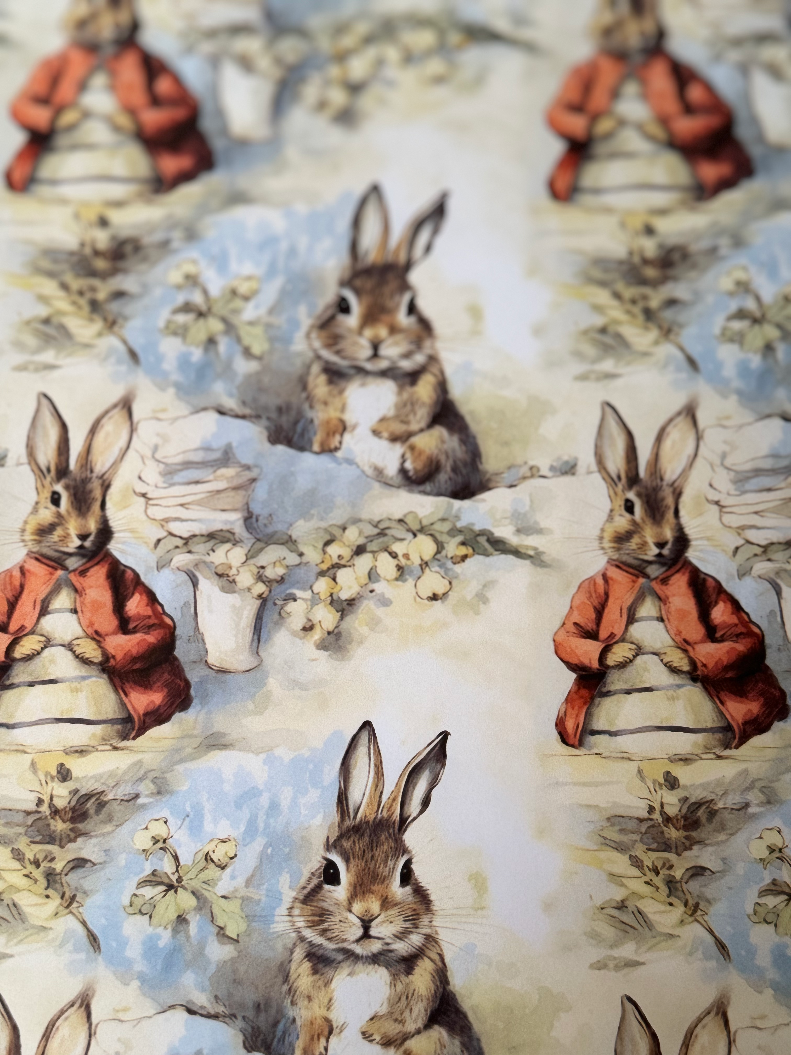 Wrapping Paper. Rabbit Style 14