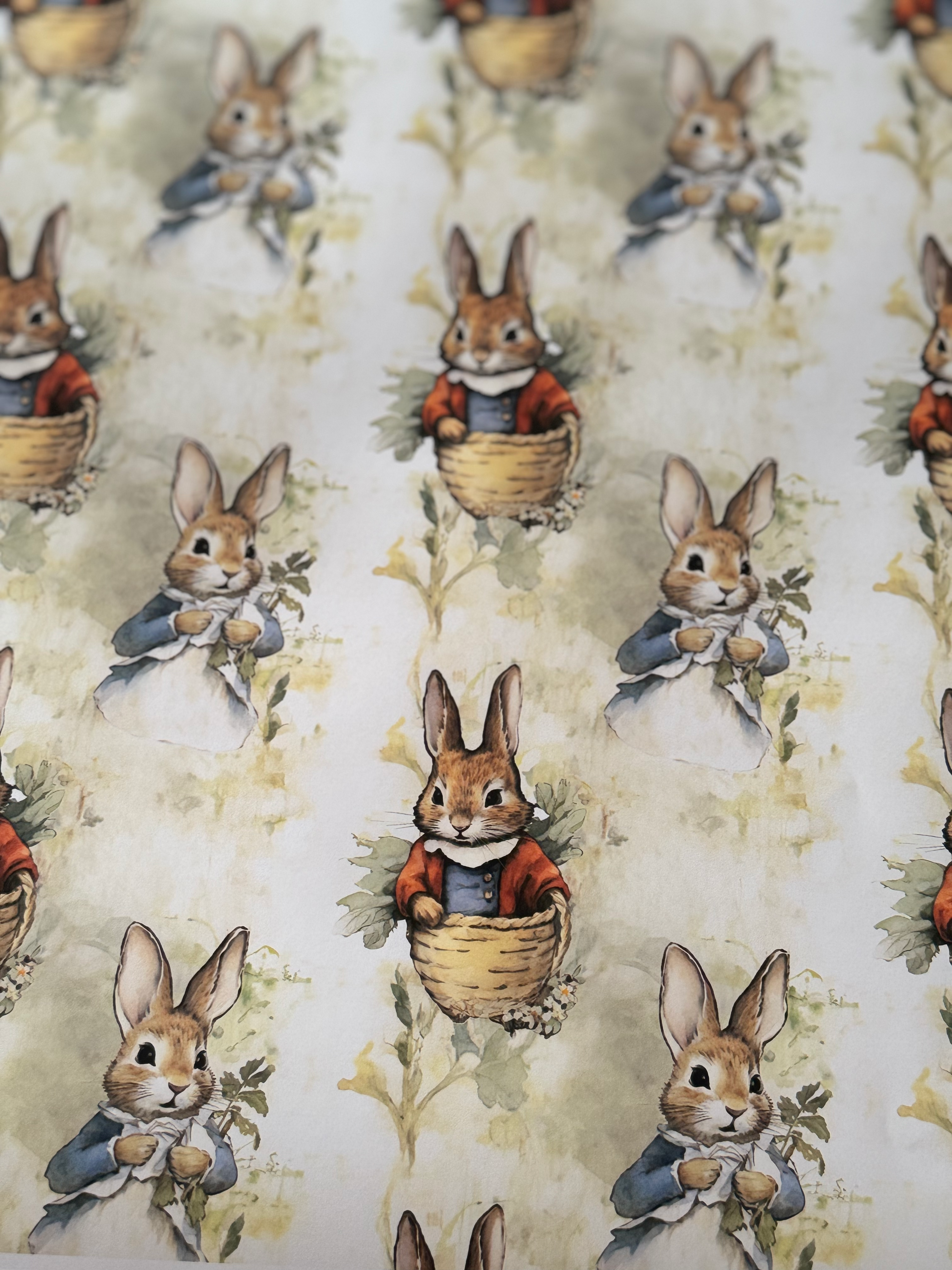 Wrapping Paper. Rabbit Style 9