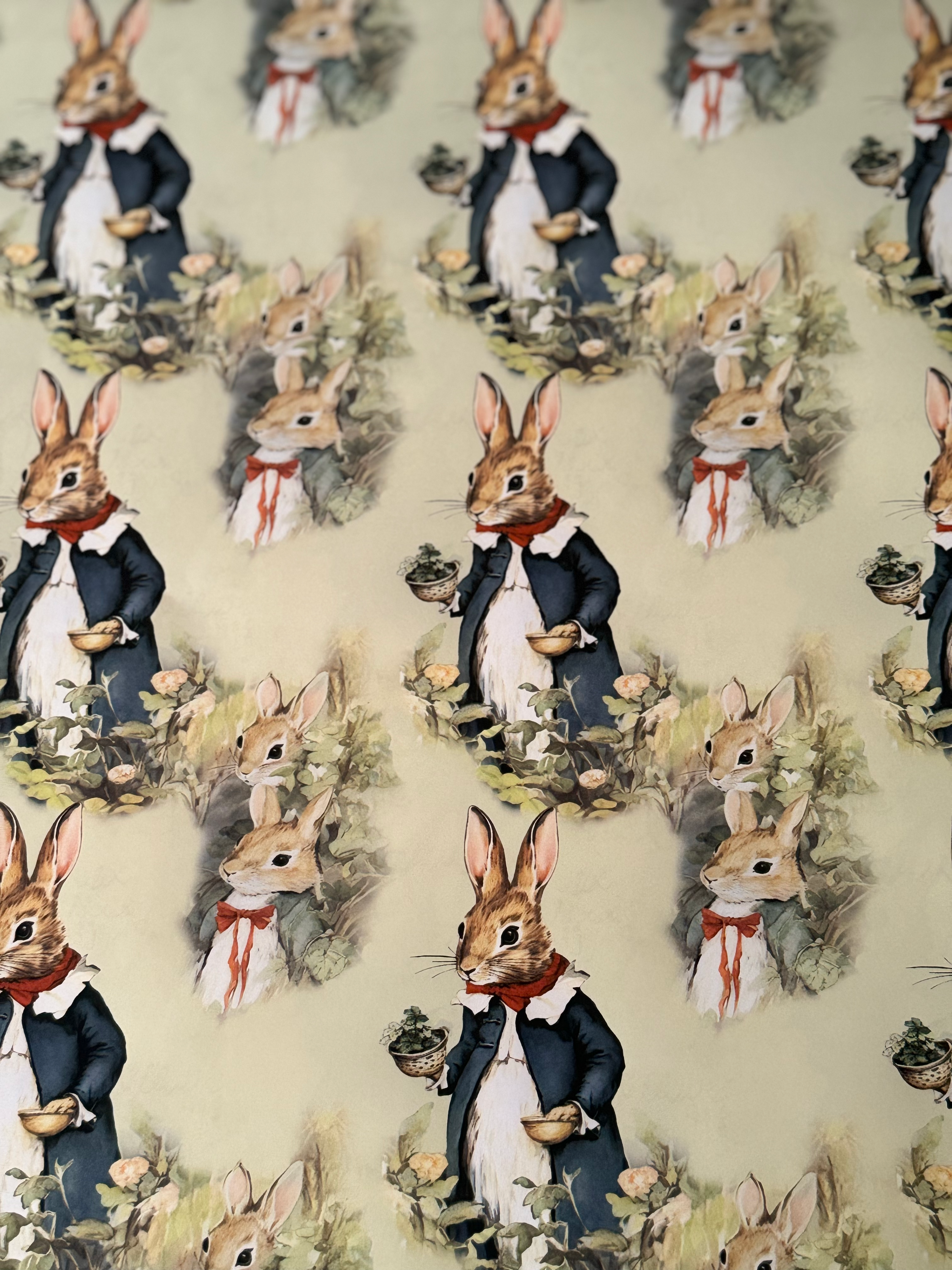 Wrapping Paper. Rabbit Style 11