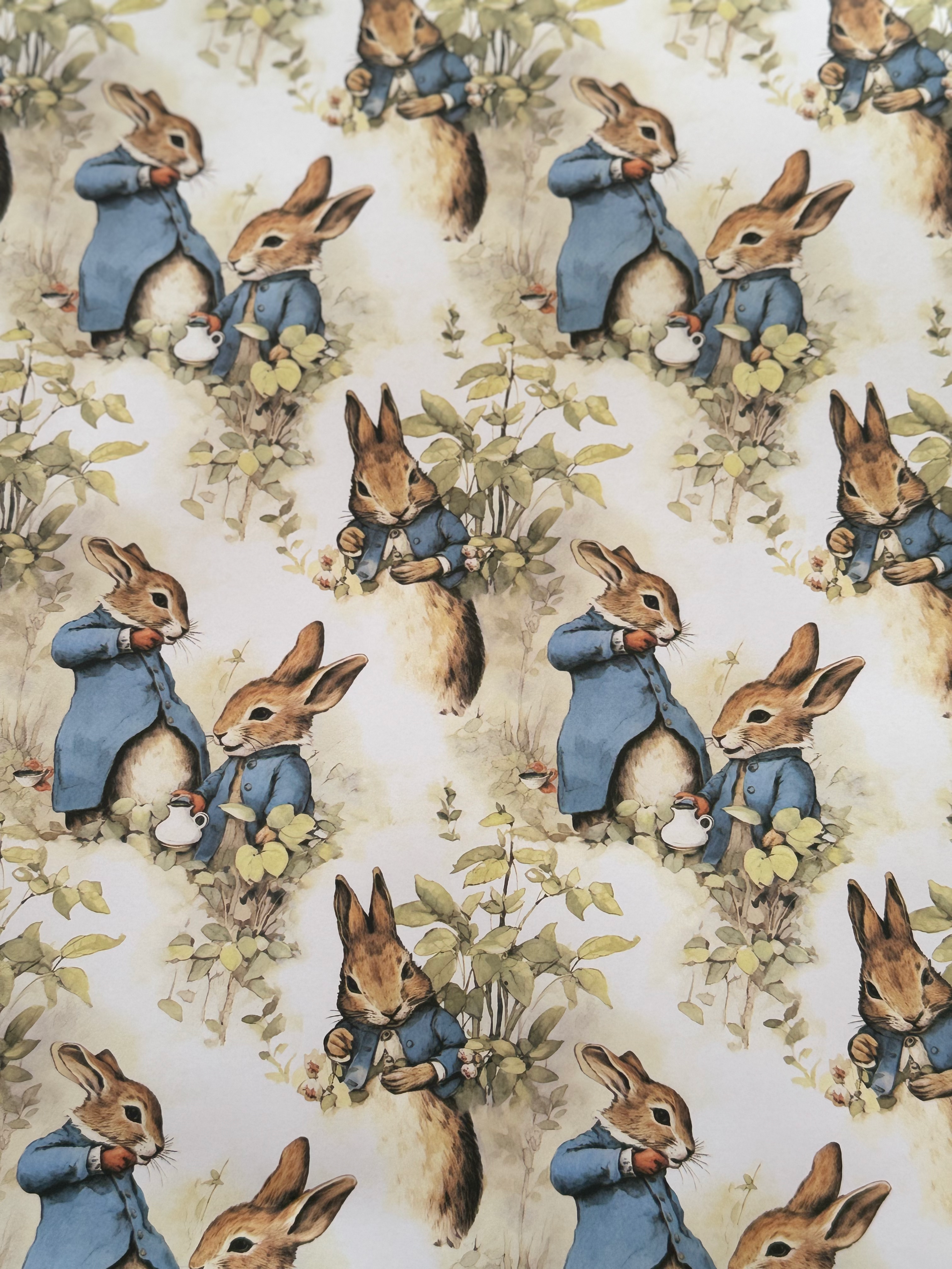 Wrapping Paper. Rabbit Style 5