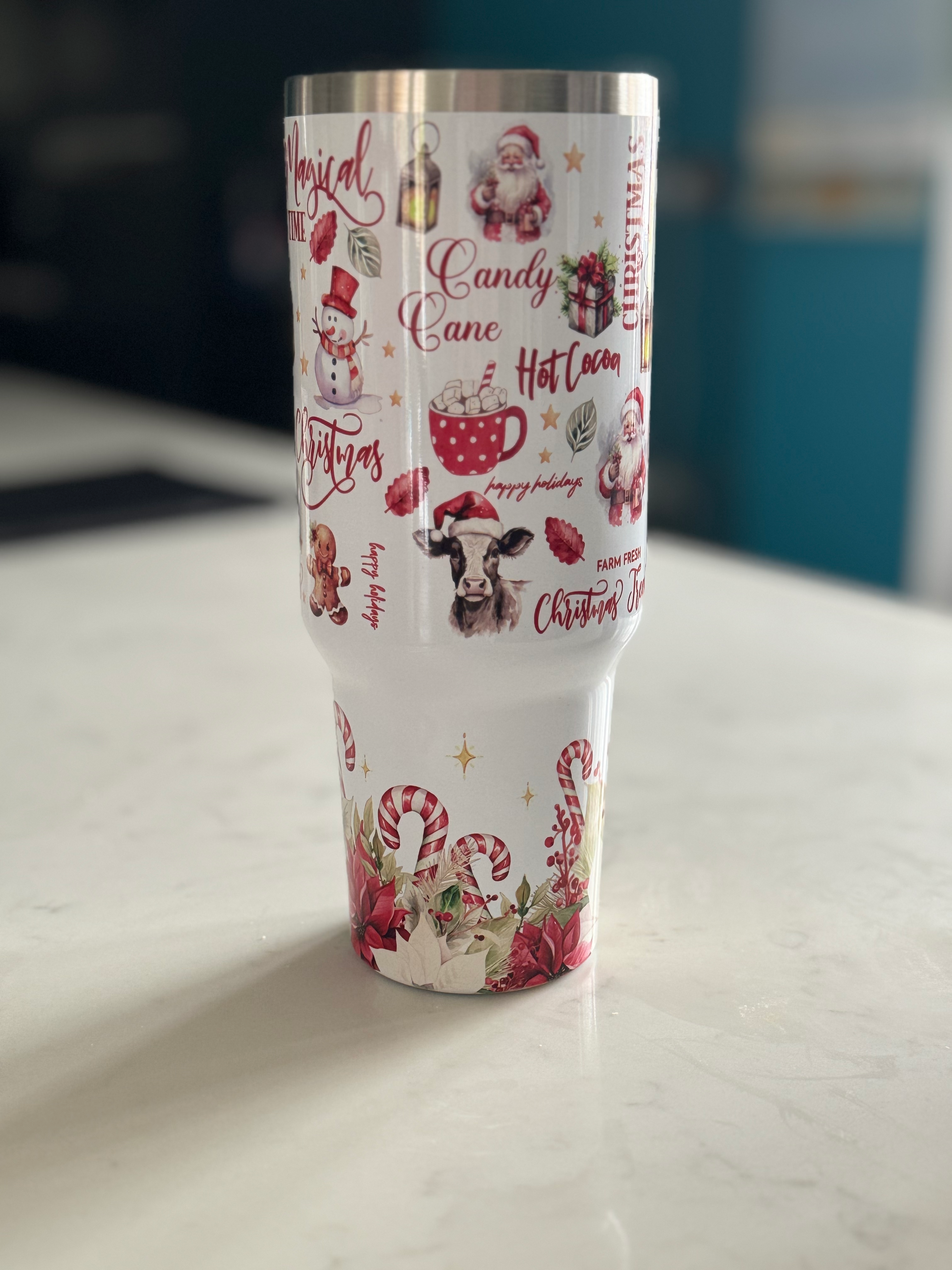 40 Tumbler -  Christmas Design