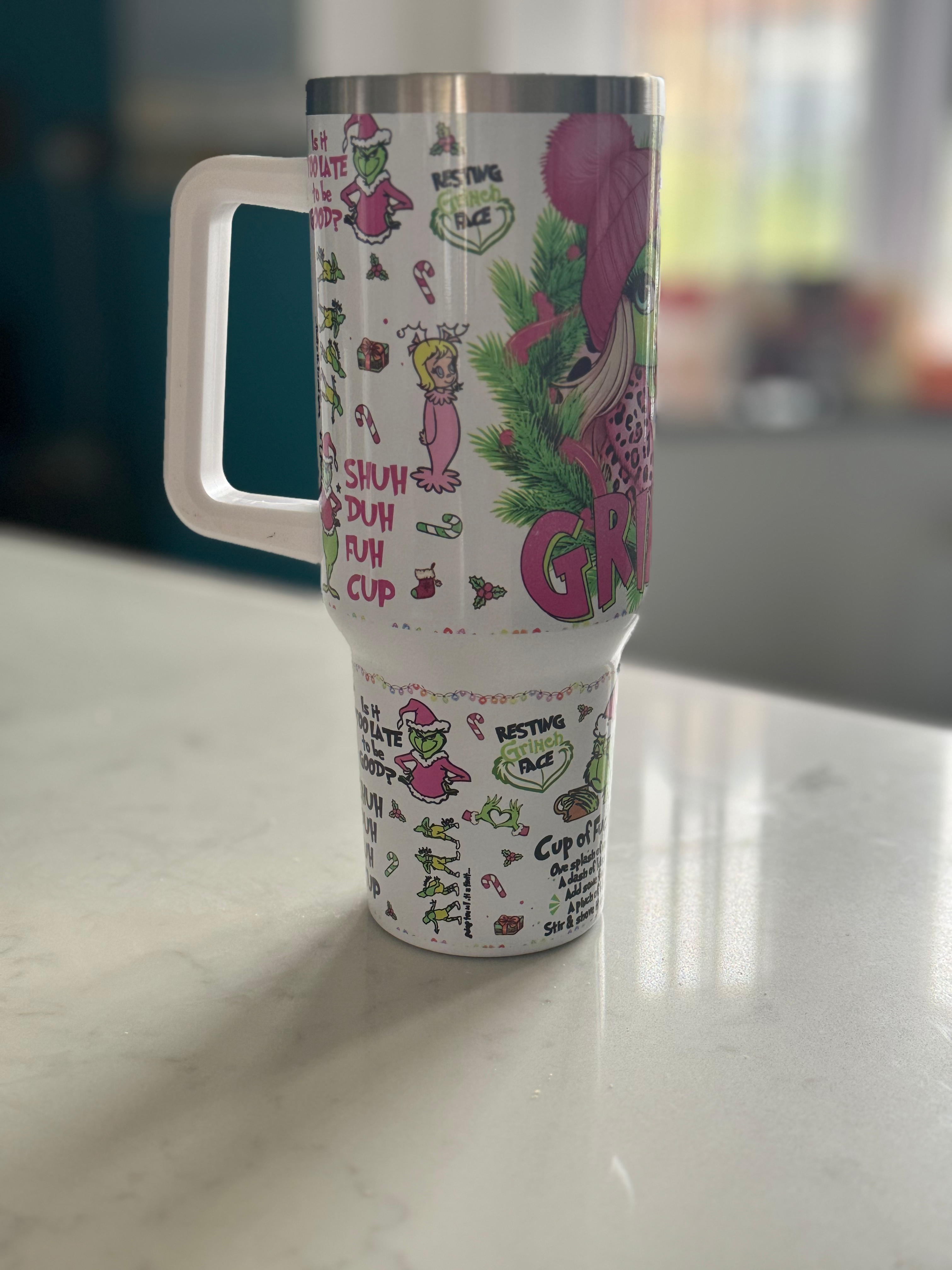 40 Tumbler -  Grinch Before Coffee (Adult)