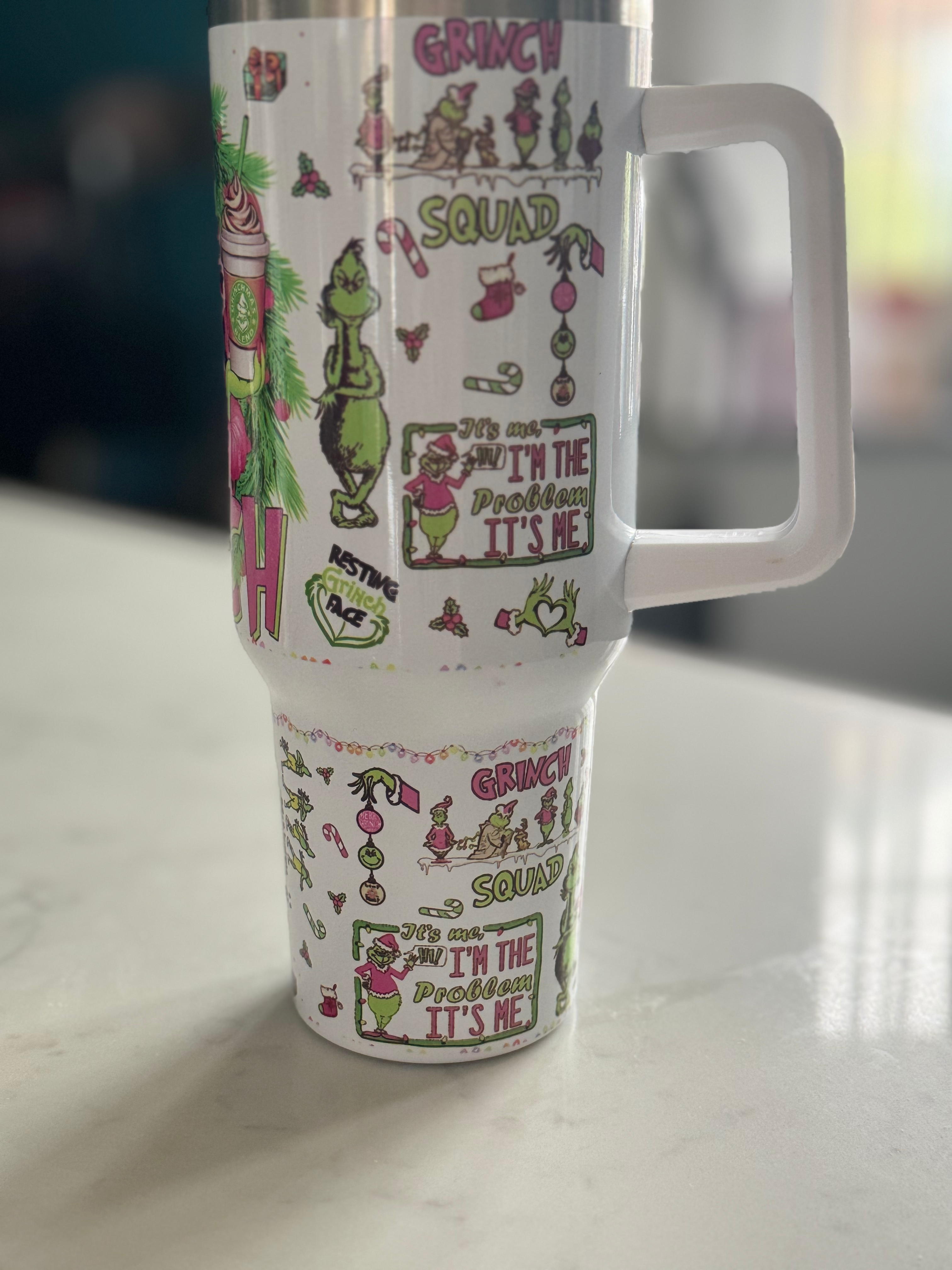 40 Tumbler -  Grinch Before Coffee (Adult)