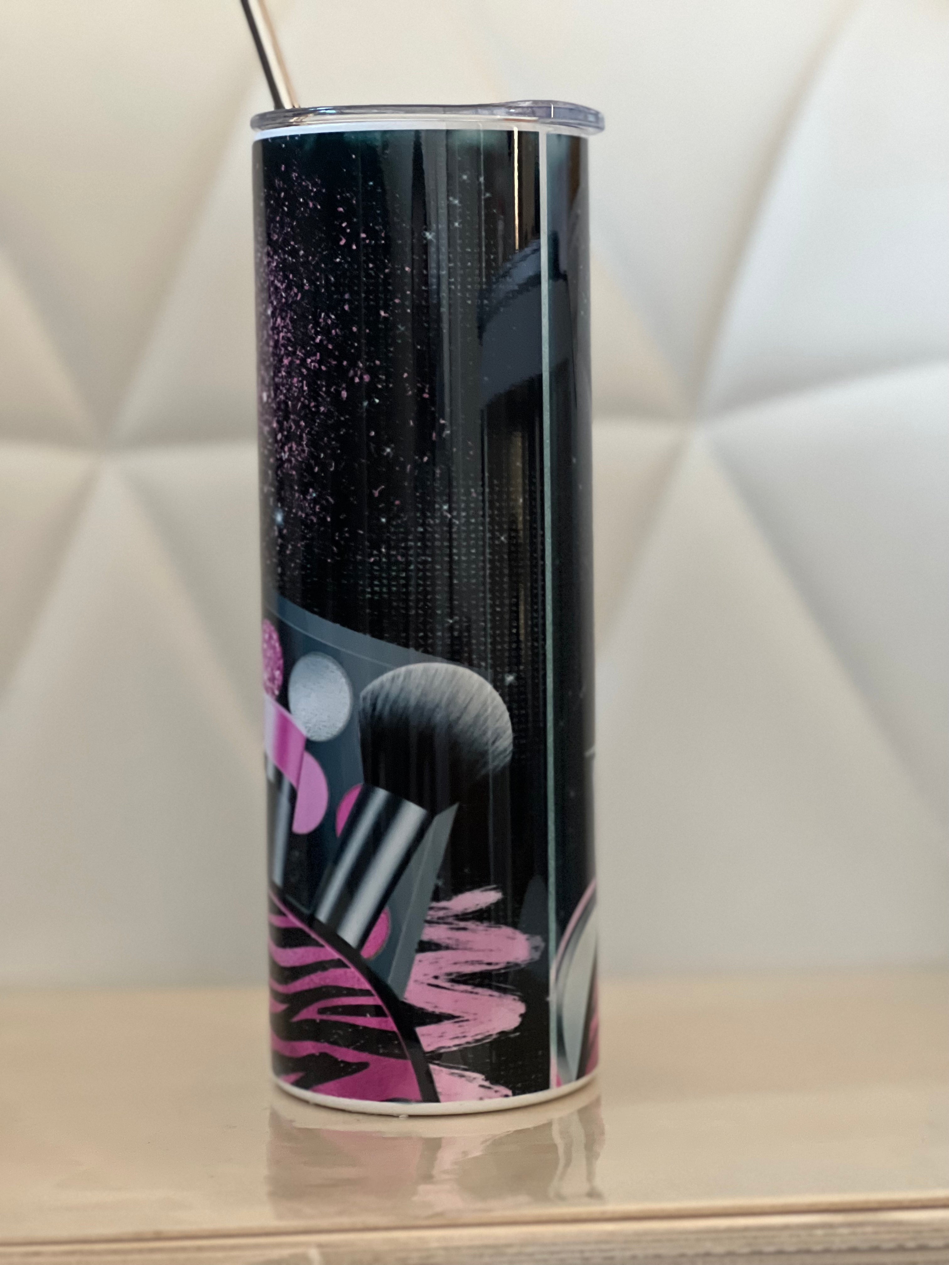 20oz Tumbler Dark Make-up