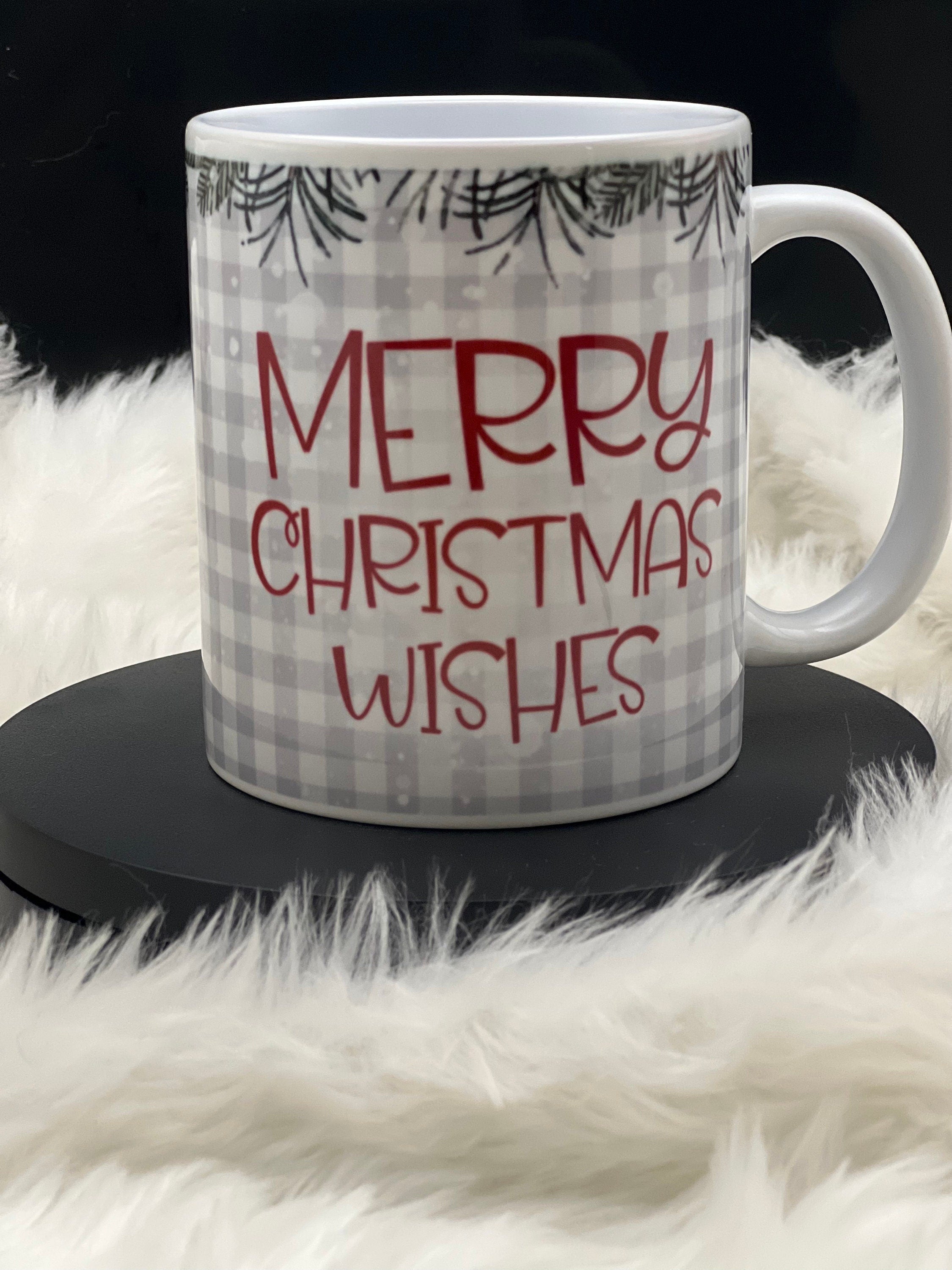 Merry Christmas wishes mug